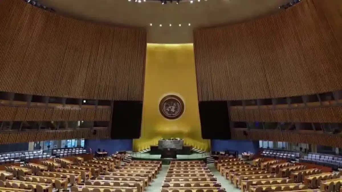 Assembleia Geral das Nações Unidas, na sede da ONU em Nova York