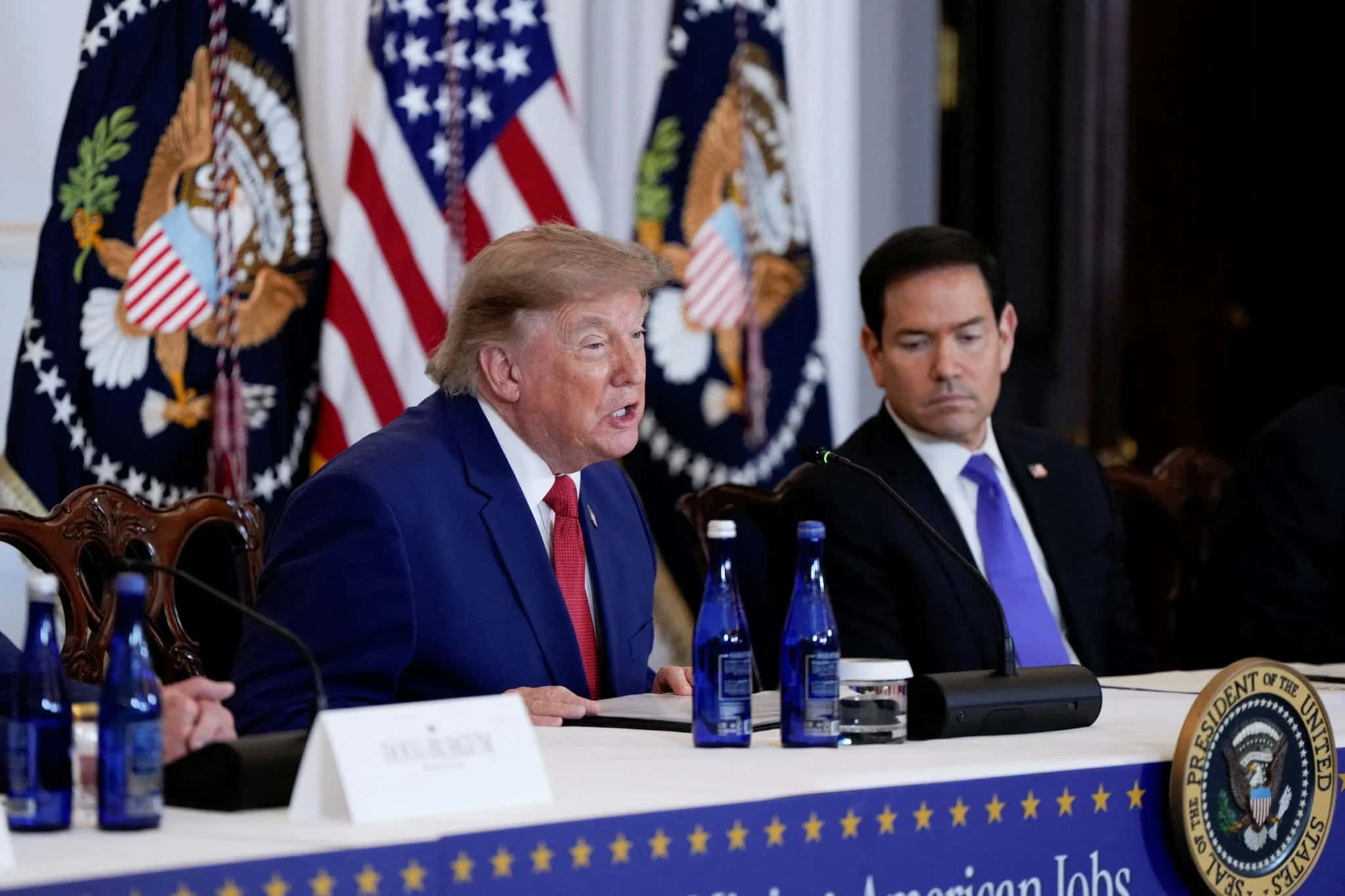 Trump e Rubio participam de evento em Washington