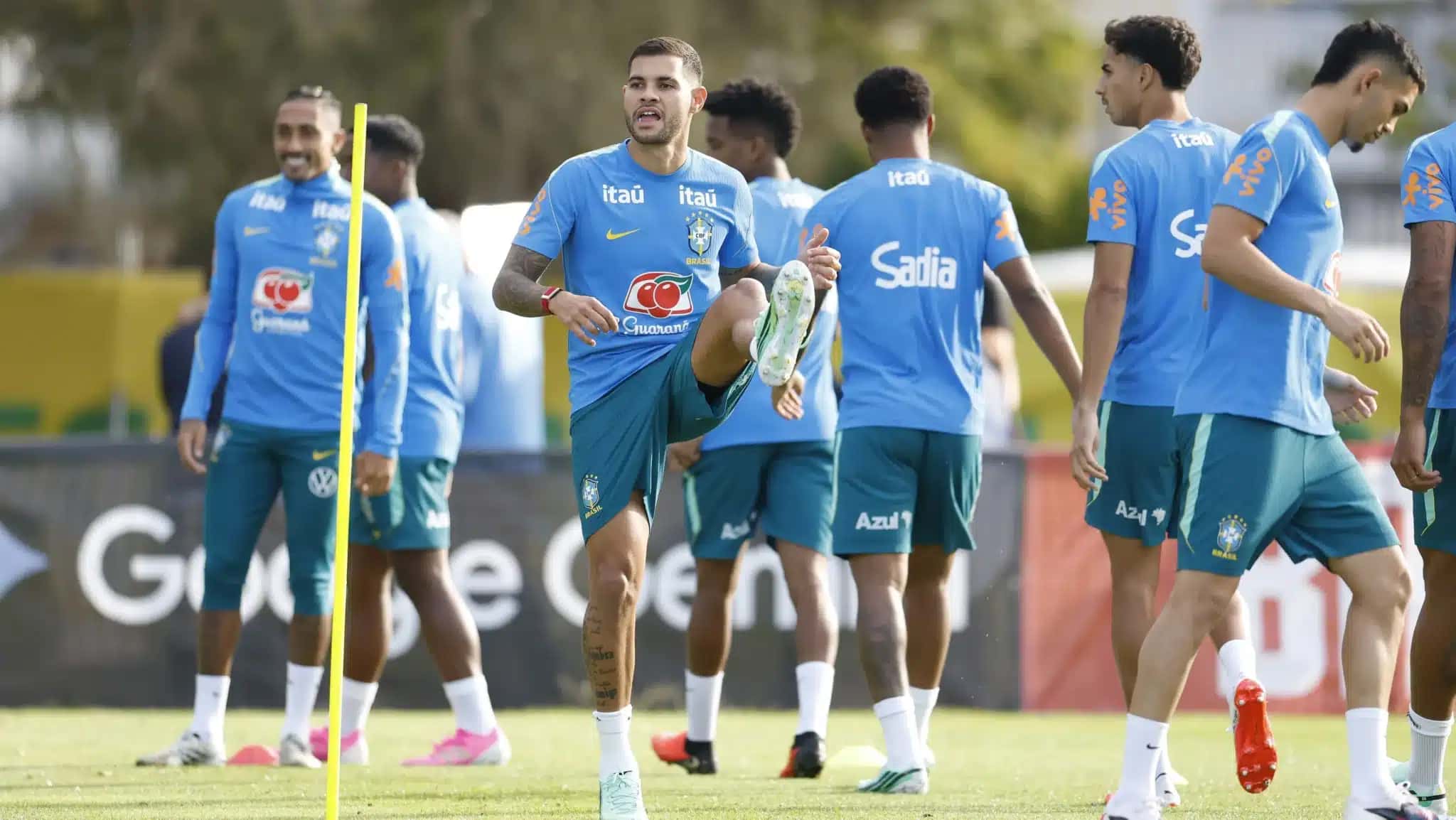 Treino da Seleção Brasileira desta quarta-feira (23)