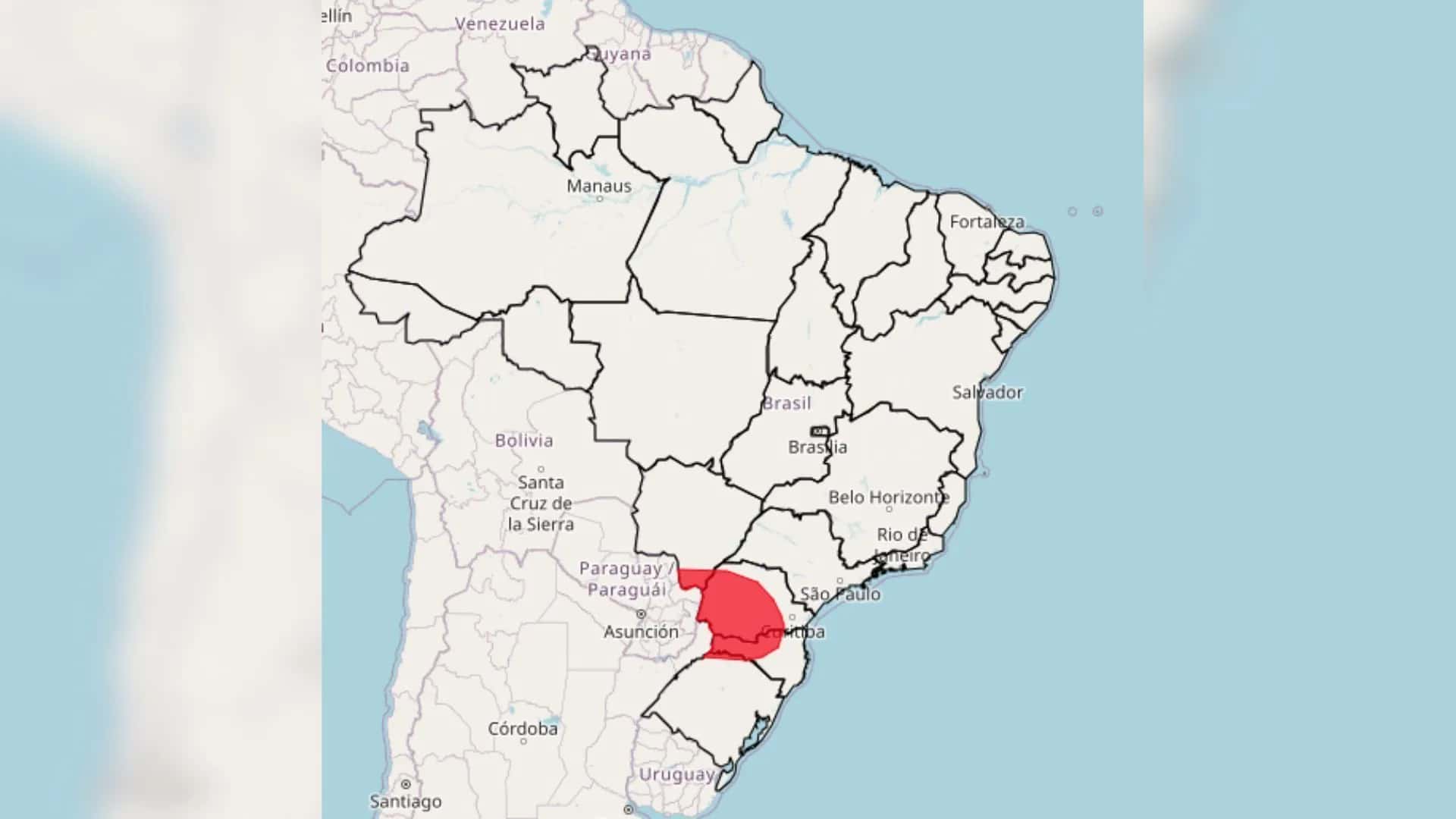 Regiões sul e centro-oeste do Brasil tem previsões de tempestades e tornado