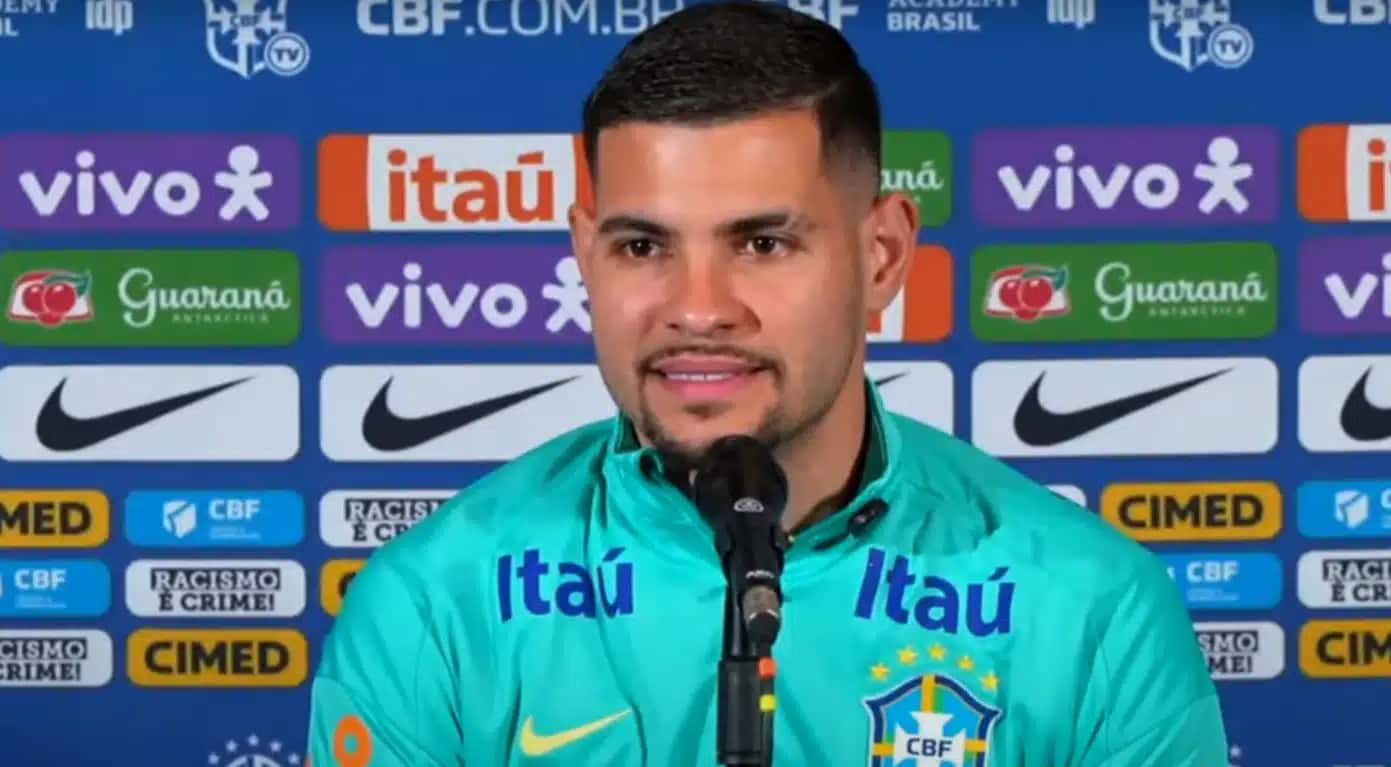 Bruno Guimarães, da Seleção Brasileira