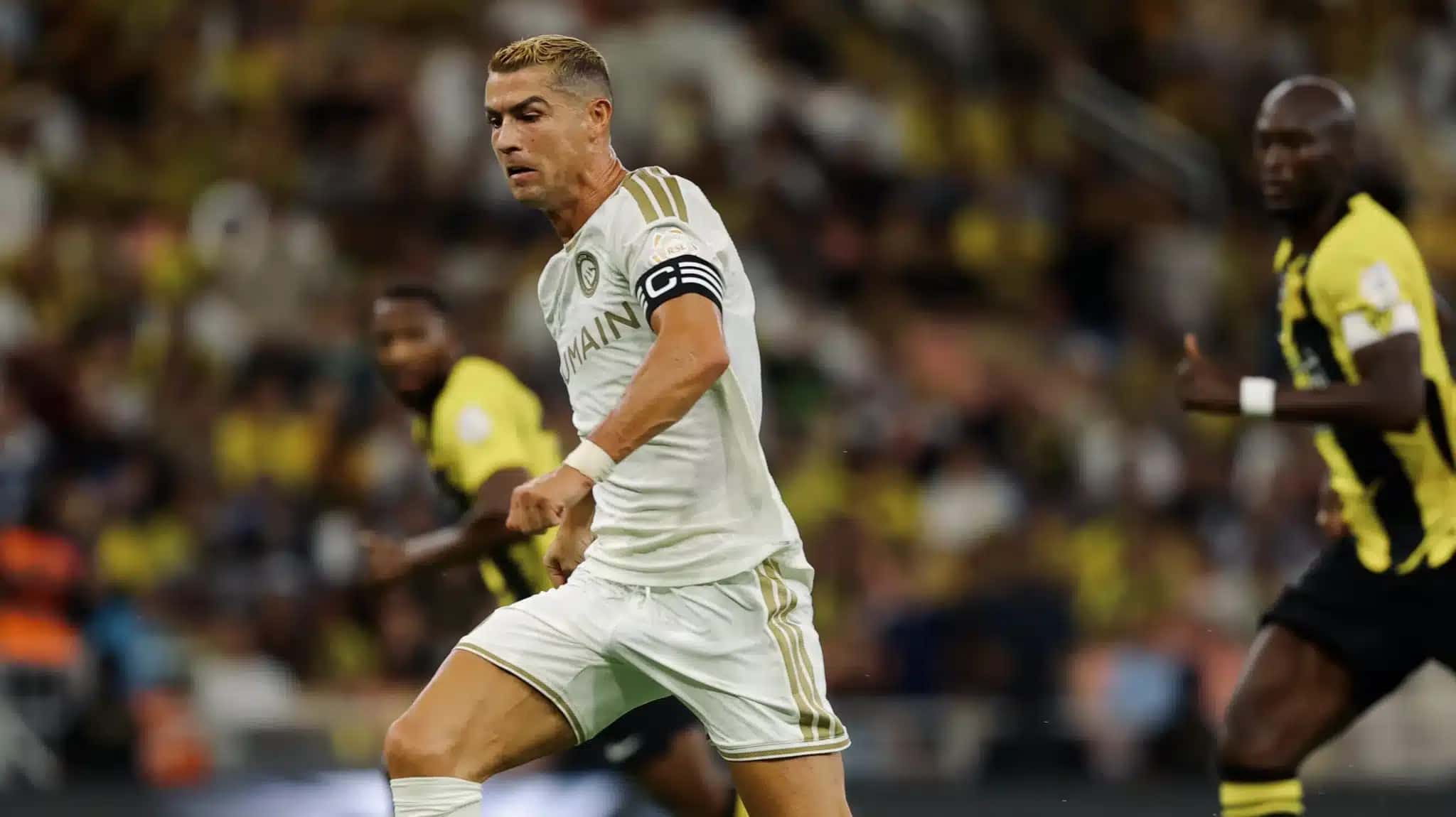 Cristiano Ronaldo durante derrota do Al-Nassr diante do Al-Ittihad