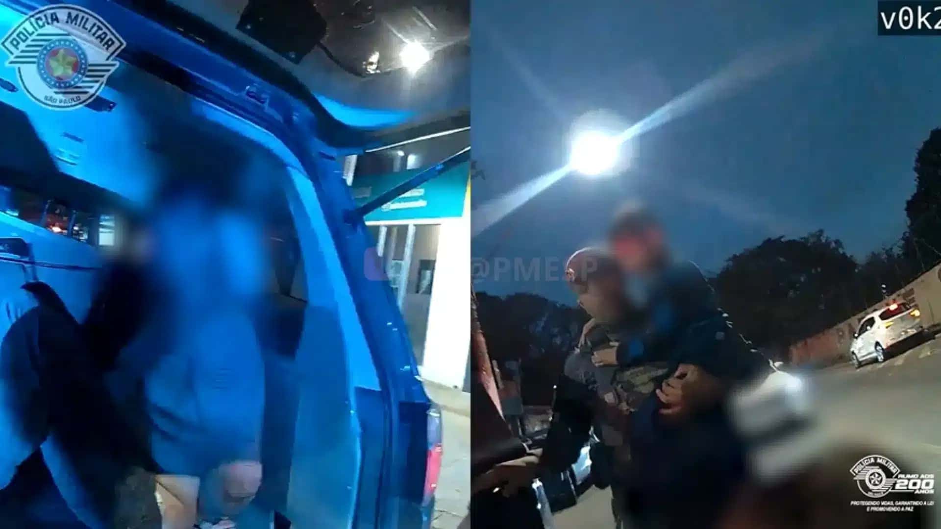 A Polícia Militar prendeu, nesta última quarta-feira (17), um homem após ele atacar a companheira com golpes de faca e tentar fugir com os três filhos, na zona leste de São Paulo
