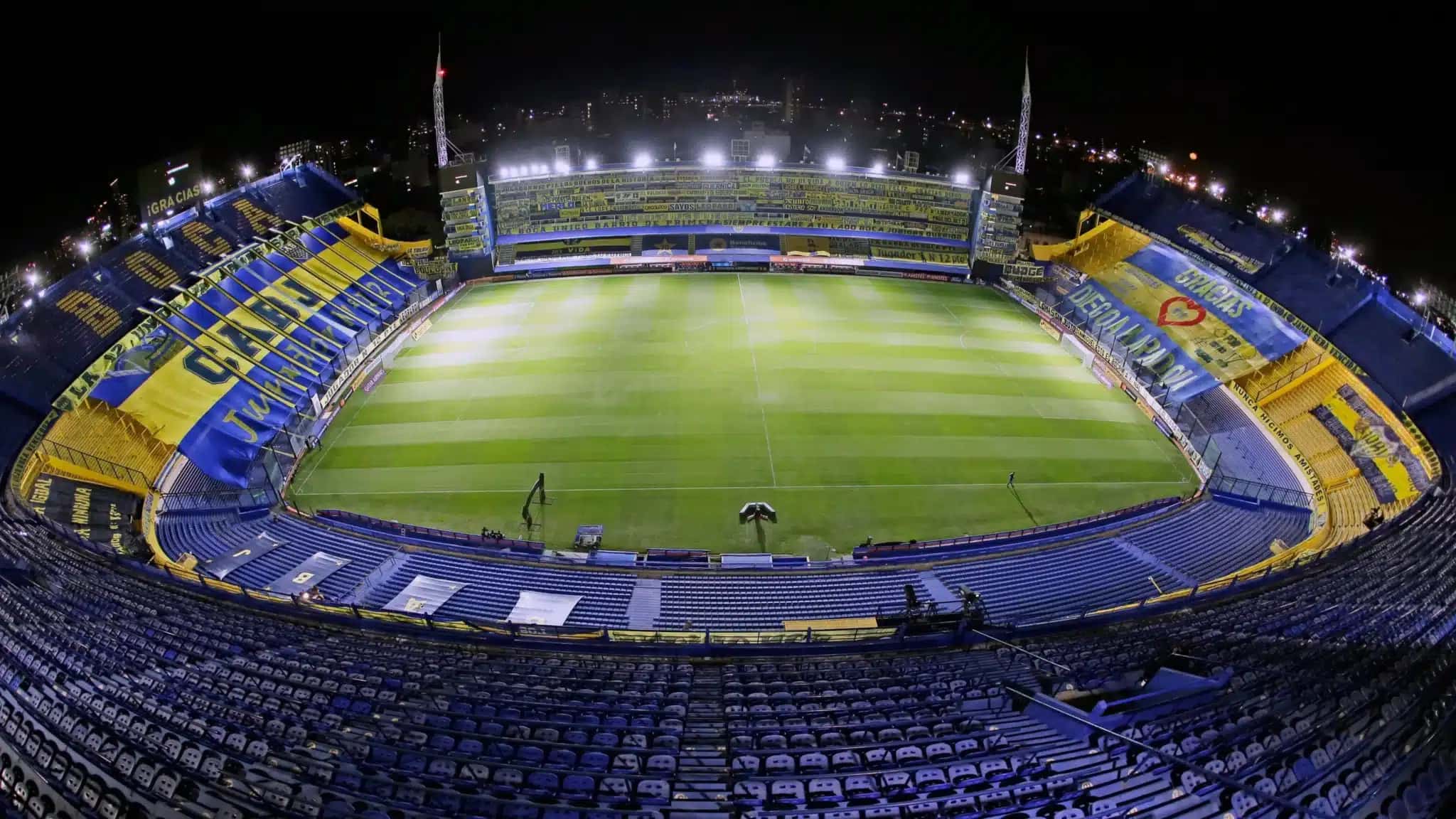 La Bombonera, estádio do Boca Juniors, recebe o jogo com o São Paulo