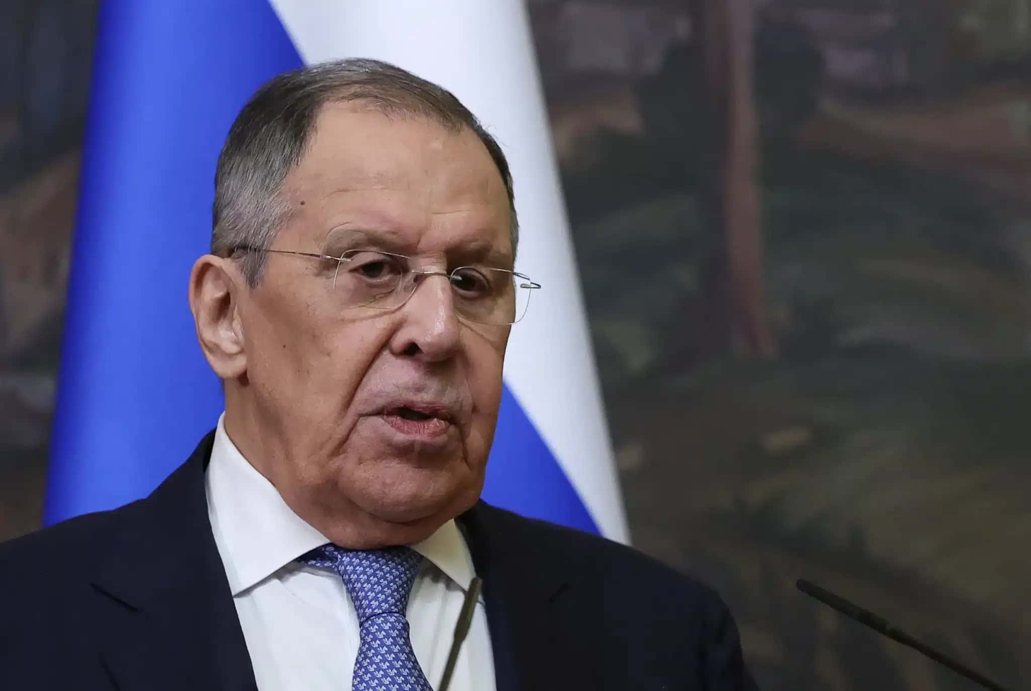 Ministro das Relações Exteriores da Rússia, Sergei Lavrov, em Moscou 16 de junho de 2026