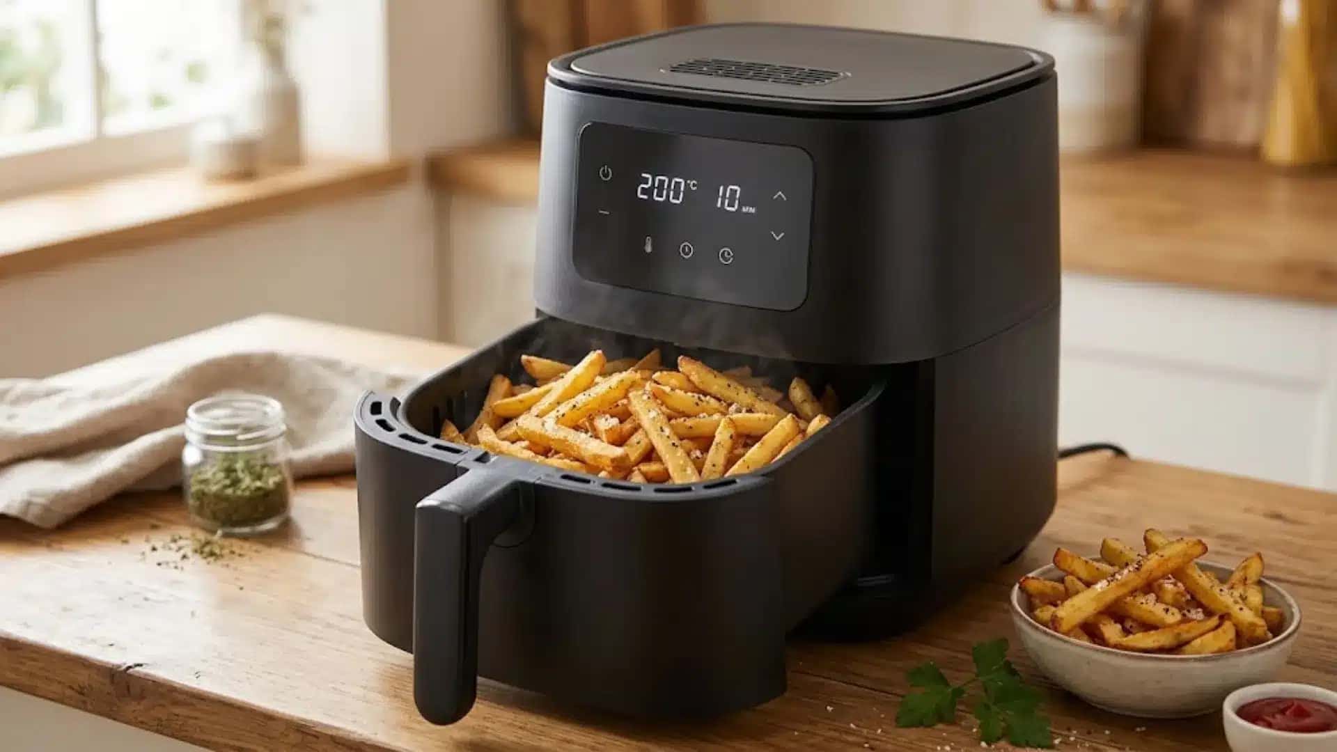 Como fazer batata frita na air fryer dourada por fora e macia por dentro