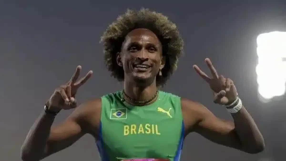 Alison dos Santos conquistou o ouro nos Jogos Sul-Americanos de Atletismo