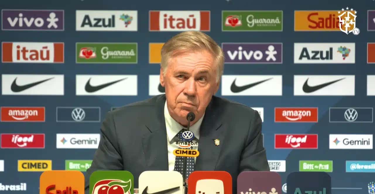 Ancelotti convocou Seleção Brasileira para amistosos