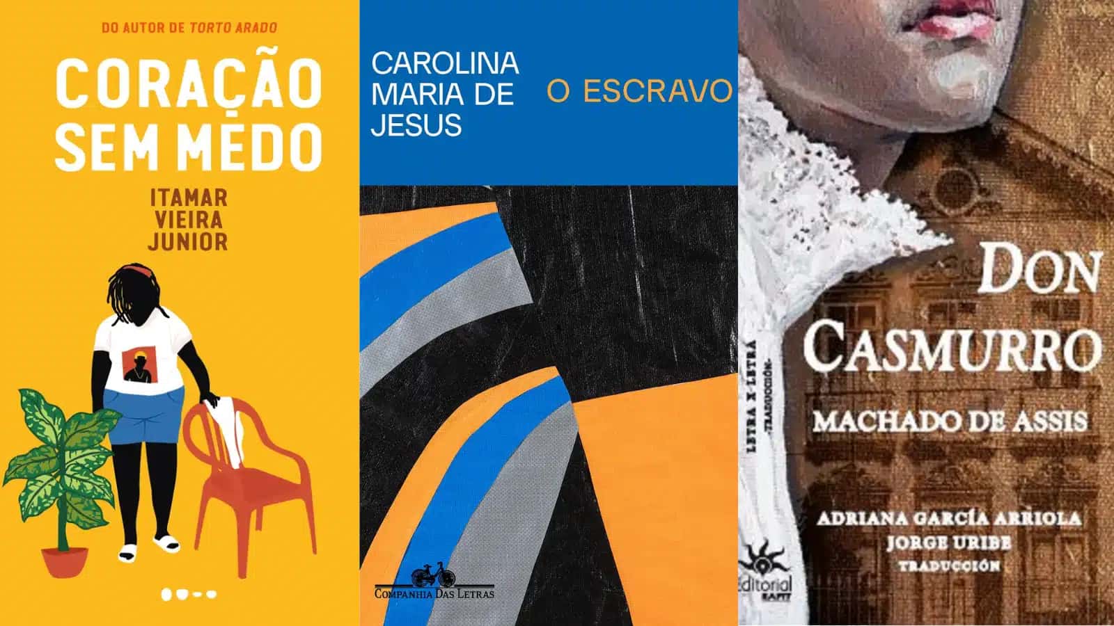 Livros de Itamar Vieira Junior, Carolina Maria de Jesus e Dom Casmurro no MEC Livros