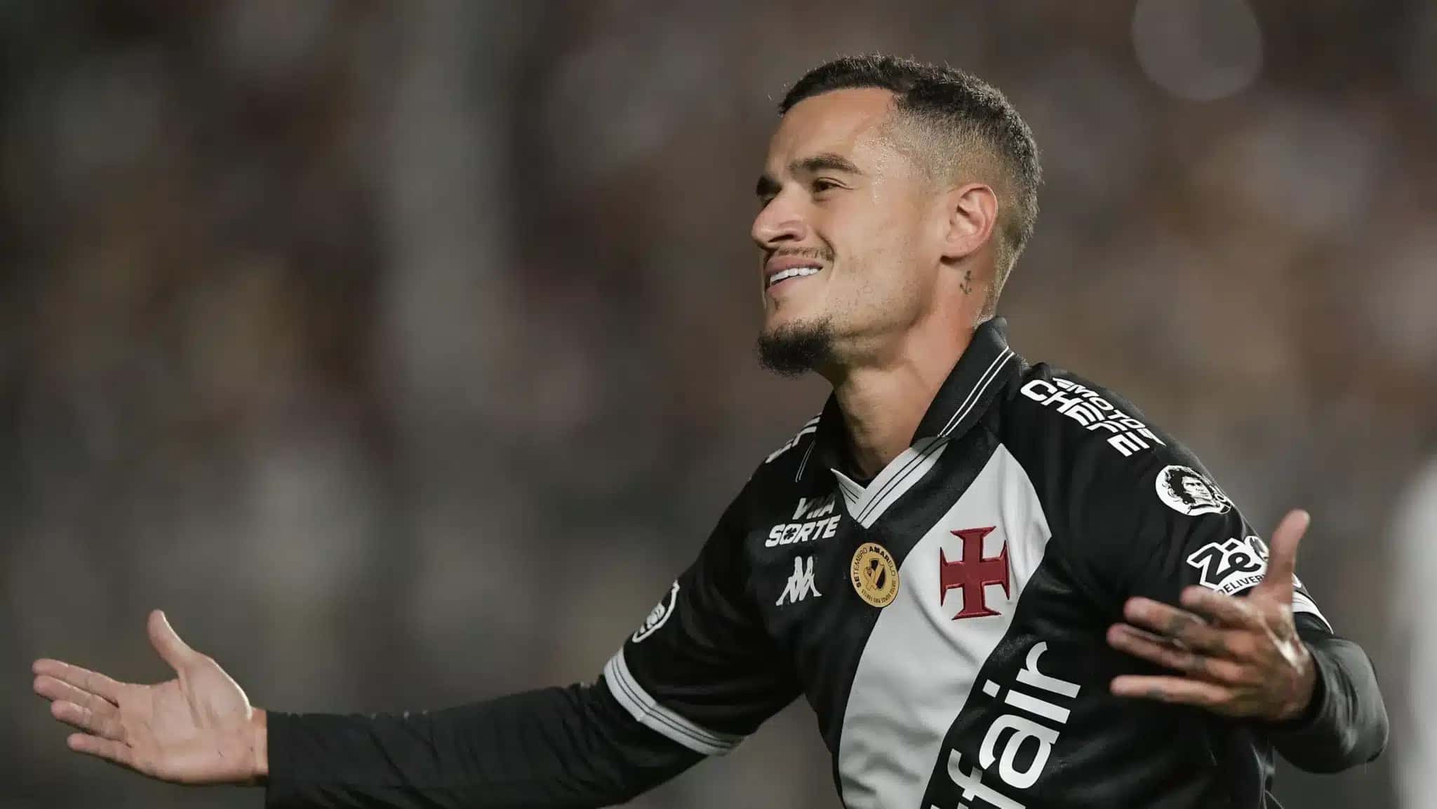 Coutinho gol pelo Vasco da Gama, seu último clube