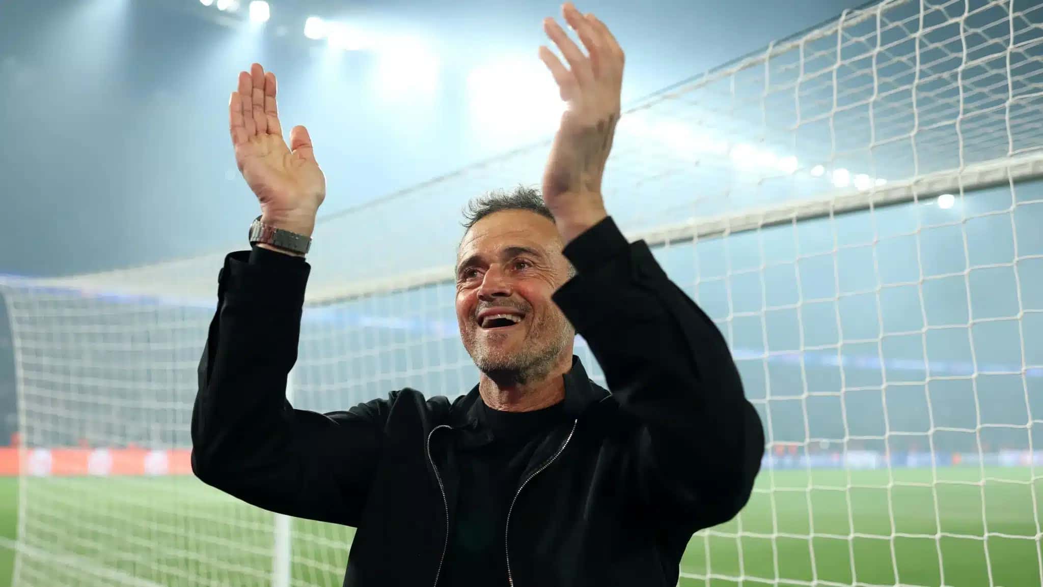 Luis Enrique comemora classificação do PSG à final da Champions