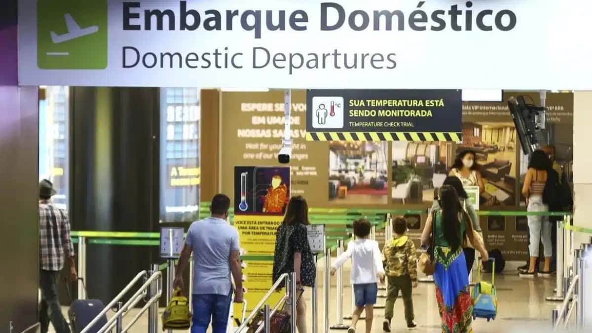 Movimentação de passageiros no Aeroporto Internacional de Brasília