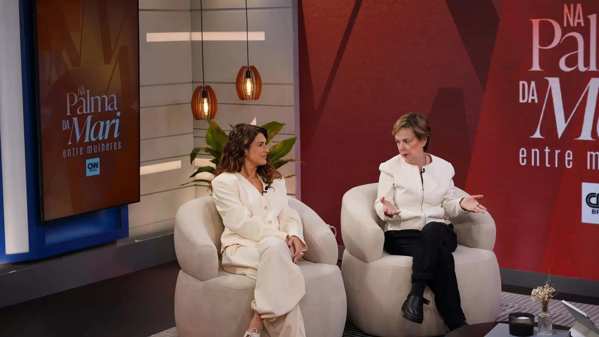 Fernanda Paes Leme é convidada do programa “Na Palma da Mari – Entre Mulheres”