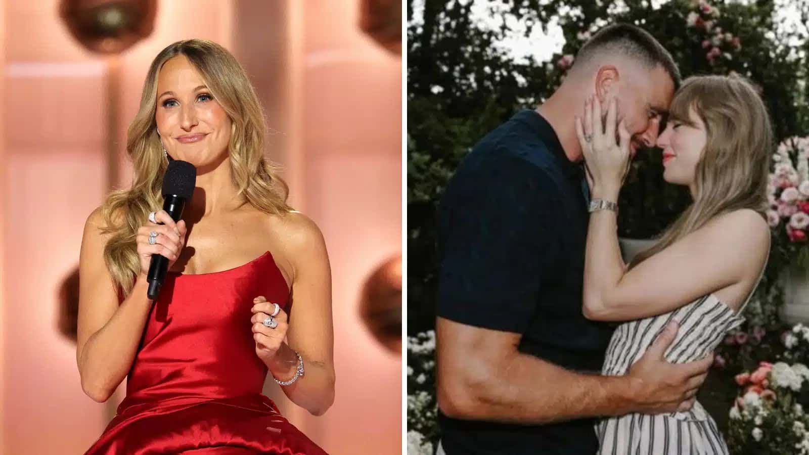 Comediante Nikki Glaser fala sobre casamento de Taylor Swift e Travis Kelce