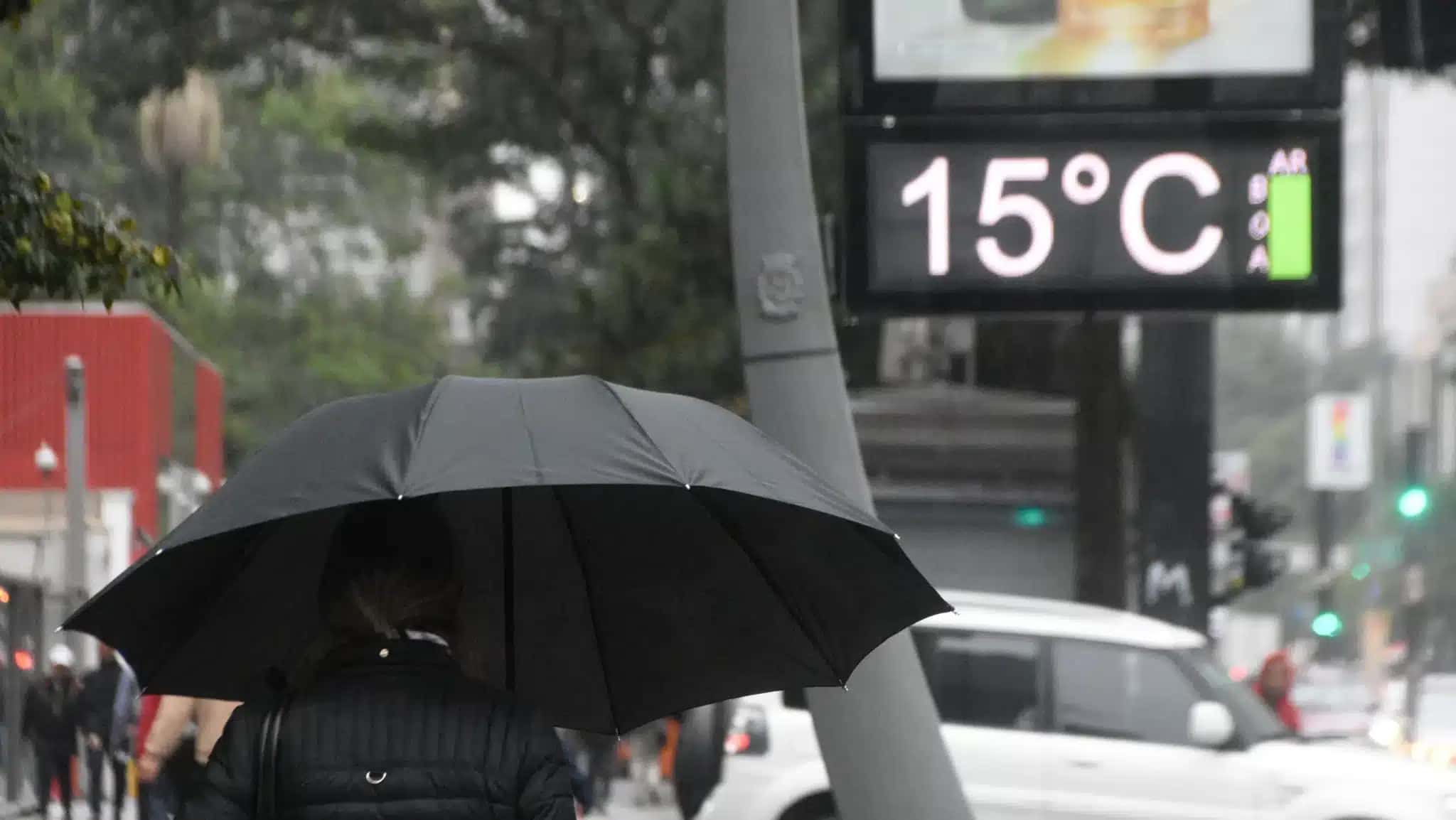 Não há previsão de acumulado significativo de chuva para a capital.