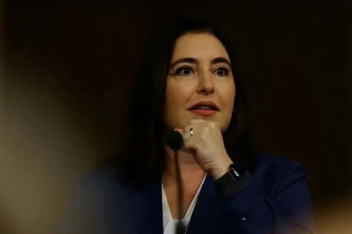 Ex-Ministra do Planejamento, Simone Tebet, em Brasília
