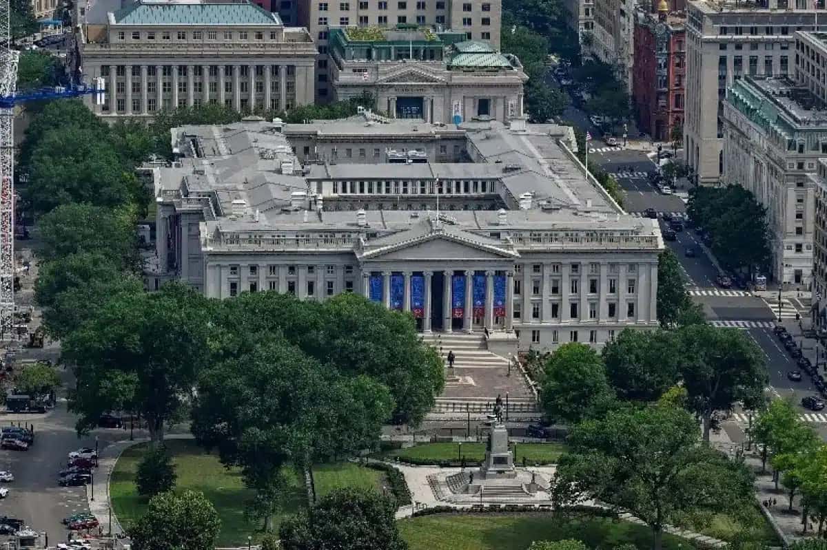 Prédio do Departamento do Tesouro dos EUA em Washington