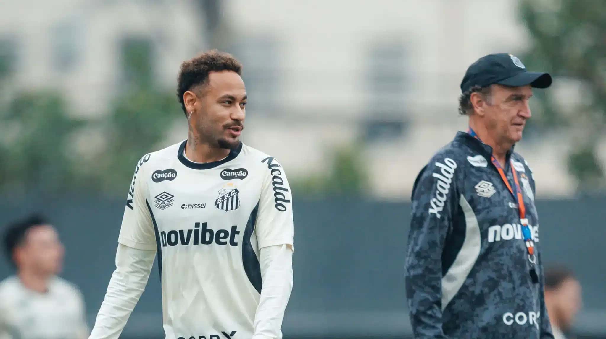 Neymar retornou aos treinos e pode ser reforço para o técnico Cuca