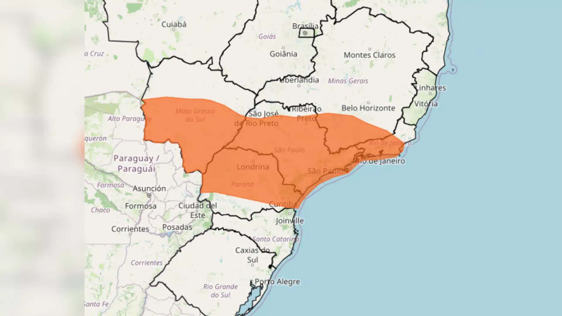 mapa inmet regiões do brasil afetadas pela tempestade