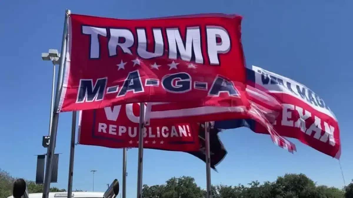 Ele é do povo, do nosso povo – Apoiadores de Trump prometem apoio após comício no Texas.