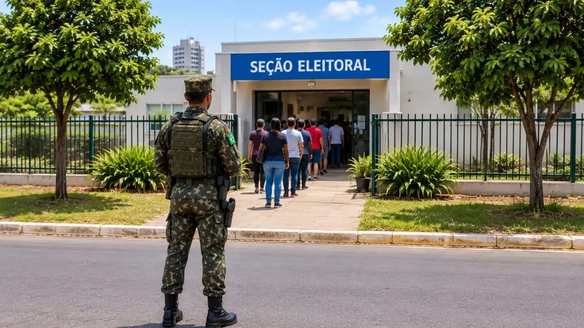 Entenda por que tropas militares não podem se aproximar das urnas no dia da eleição.