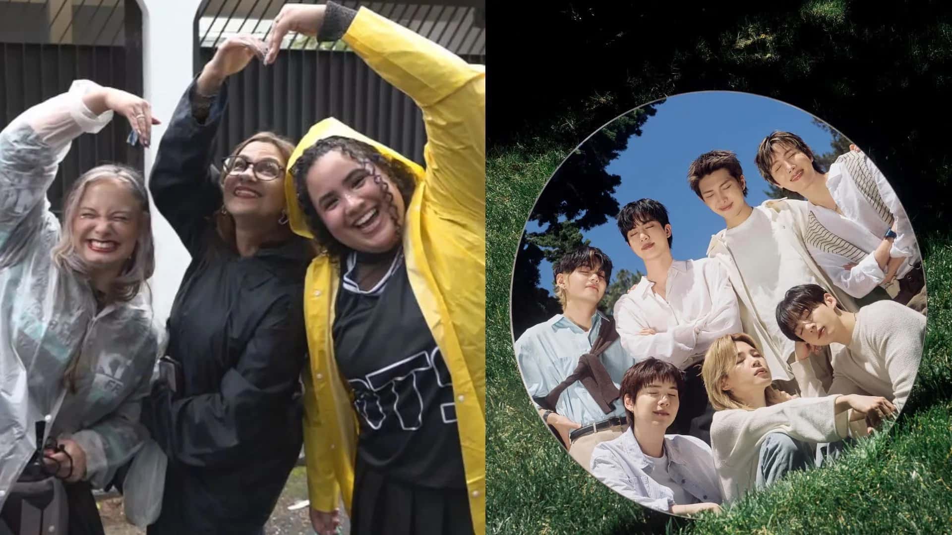 Fãs do BTS enfrentam fila e tempo chuvoso para ver o grupo | Foto: Reprodução/CNN Brasil