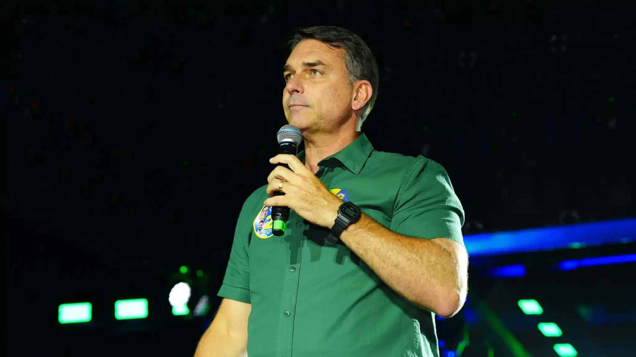 Flávio Bolsonaro (PL), candidato derrotado à Presidência.