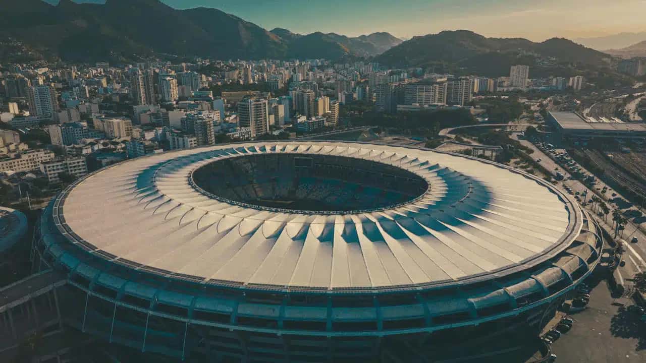 Maracanã, casa do futebol do Rio de Janeiro.