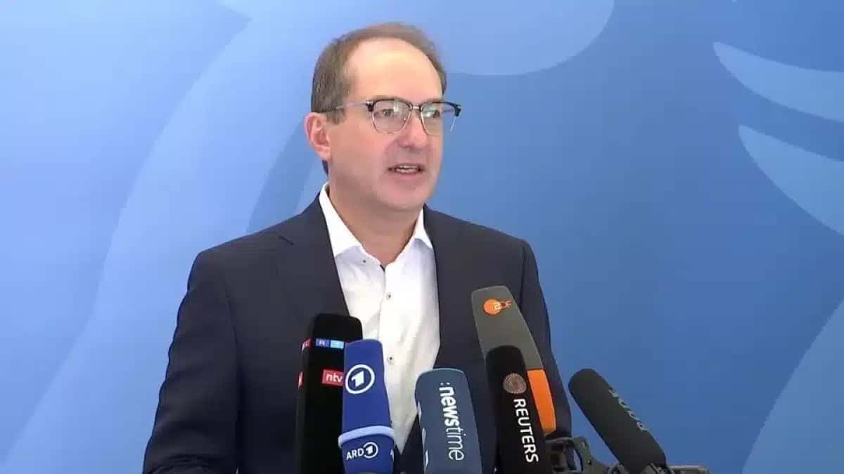 Ministro do Interior da Alemanha, Alexander Dobrindt.