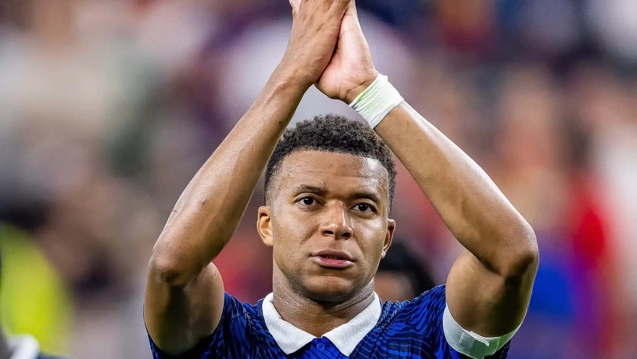 Mbappé após a eliminação da França na Copa do Mundo.