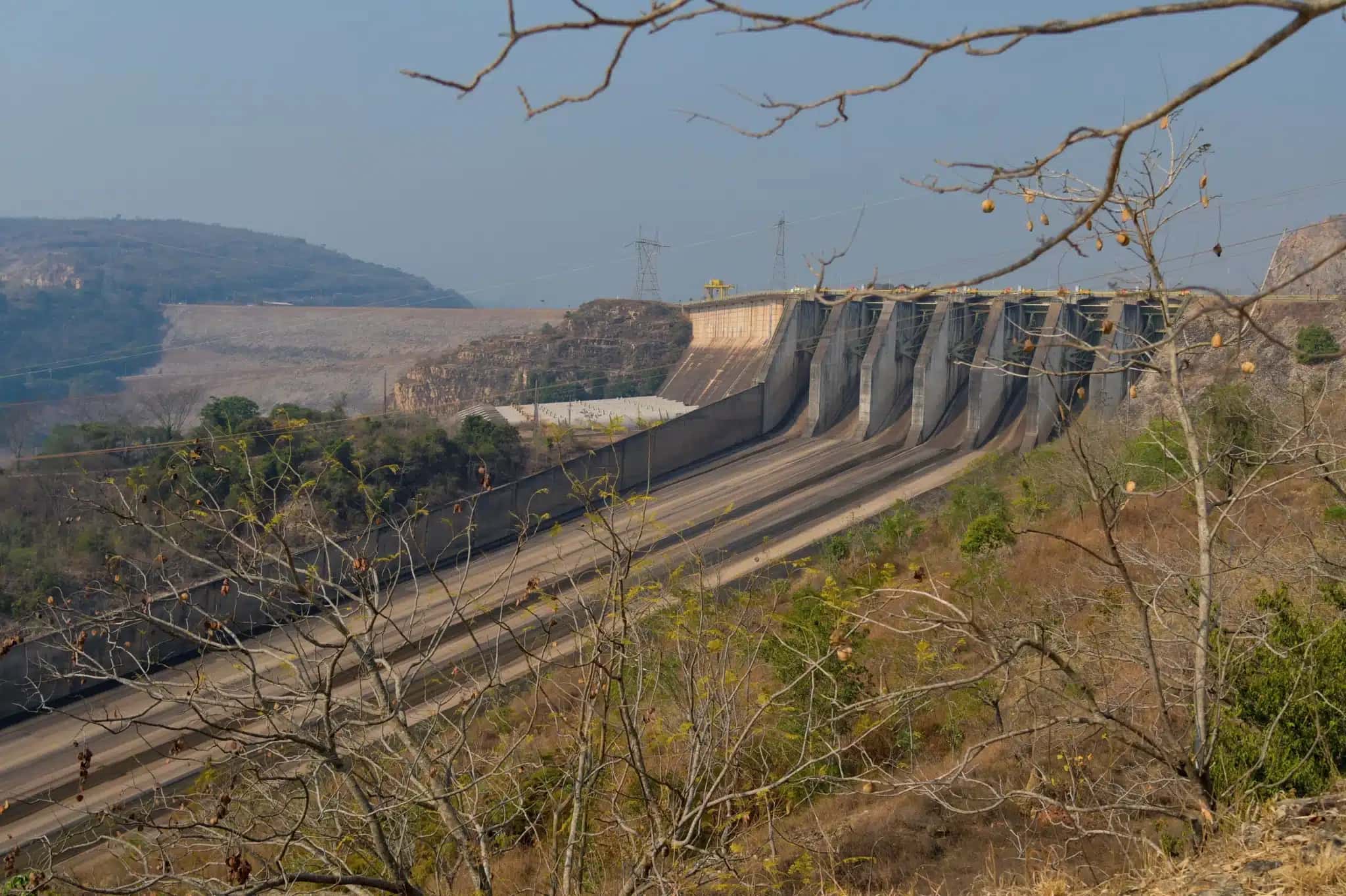 Usina hidrelétrica de Furnas, em São José da Barra, no estado de Minas Gerais, Brasil, em 7 de setembro de 2021.