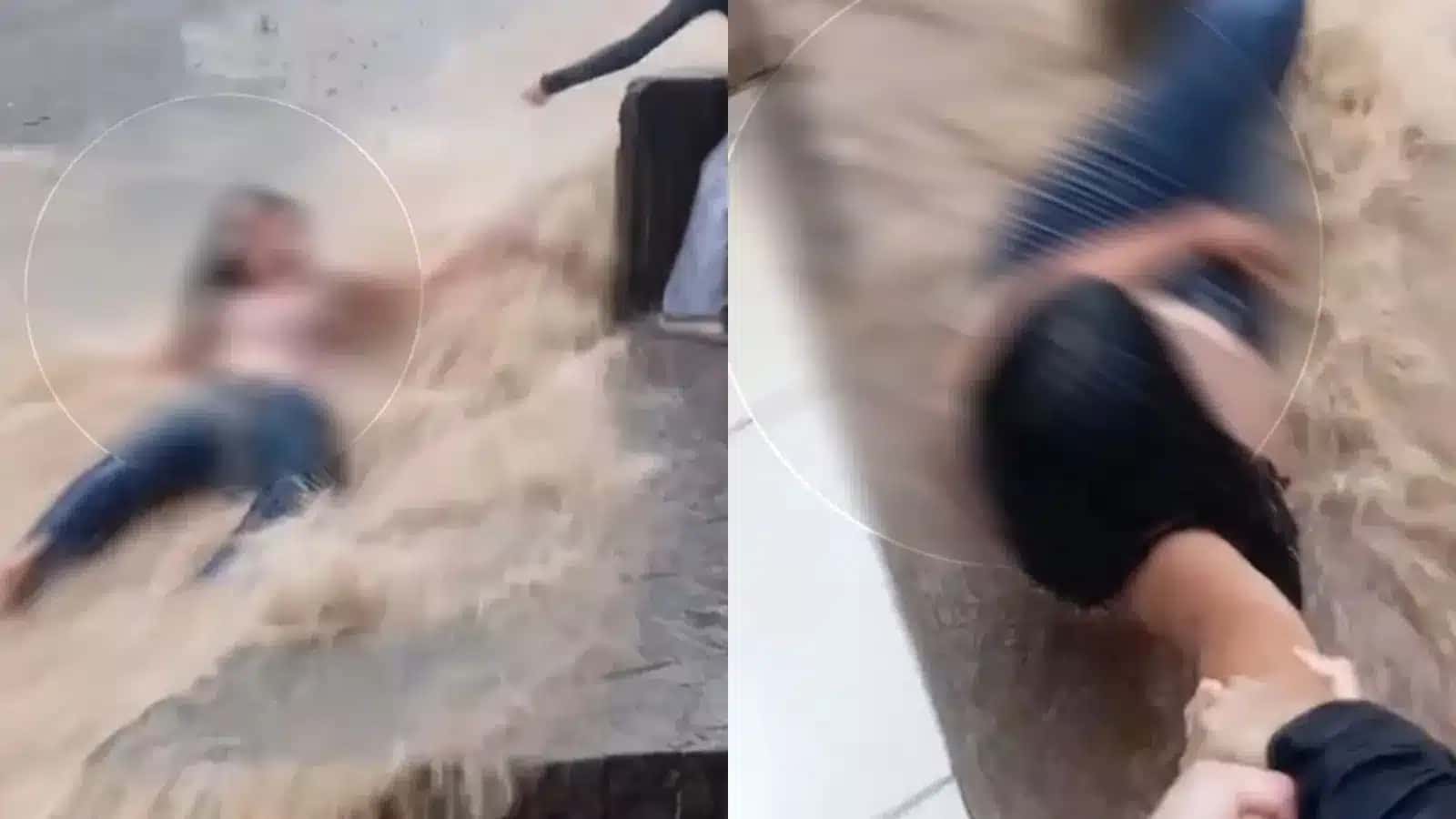 Jovem foi levada pela chuva forte que gerou danos à capital paulista