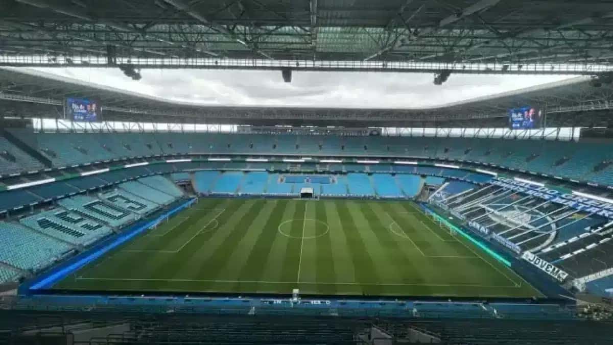 Arena do Grêmio, em Porto Alegre.