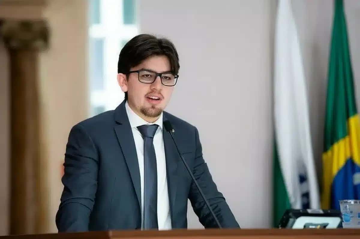 O vereador e deputado federal eleito Guilherme Kilter (Novo-PR) | Foto: Reprodução/CNN Brasil