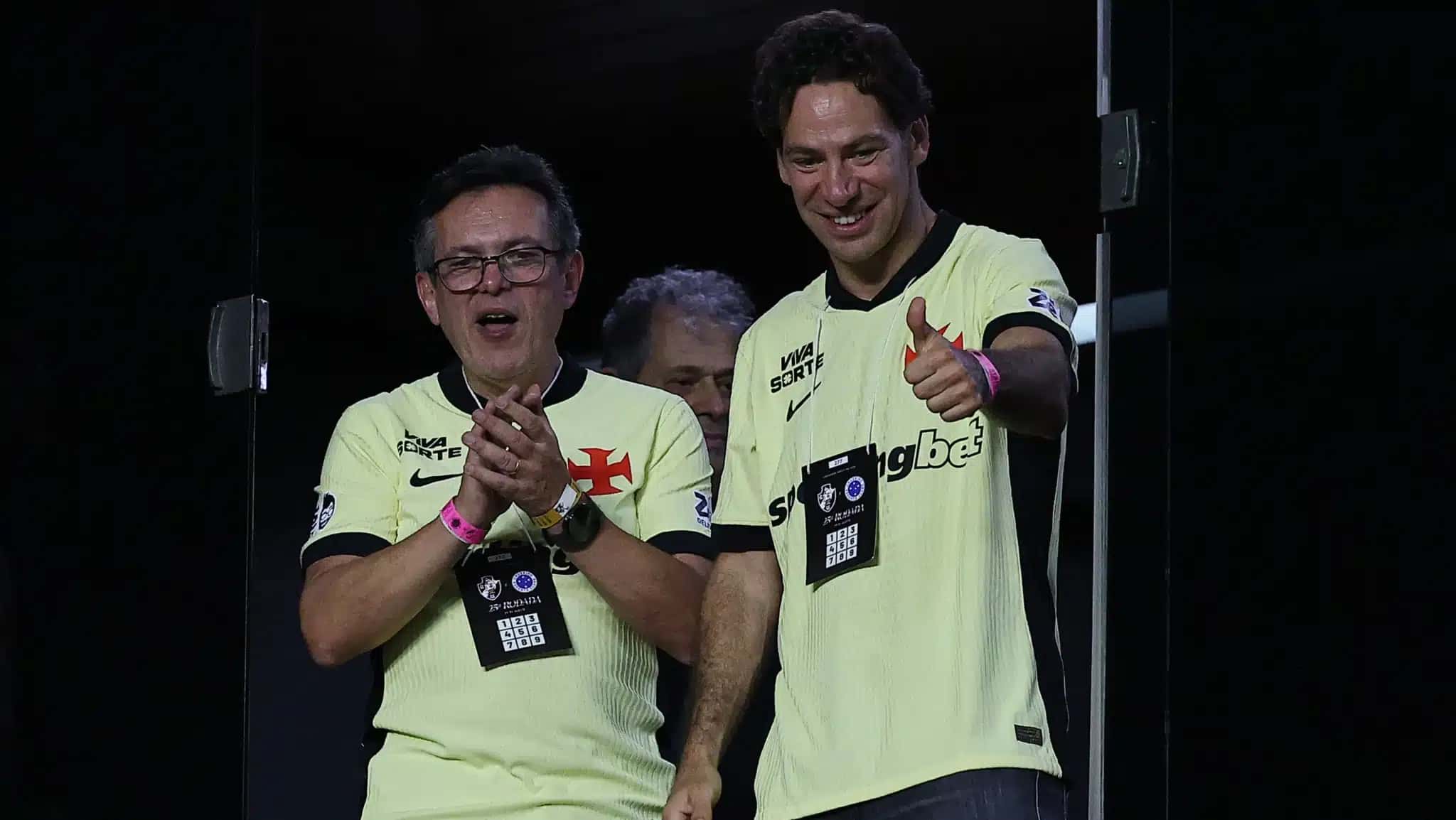 Mário Junqueira e Marcos Lamacchia, sócios da Almirante Participações, que pode comprar a SAF do Vasco.