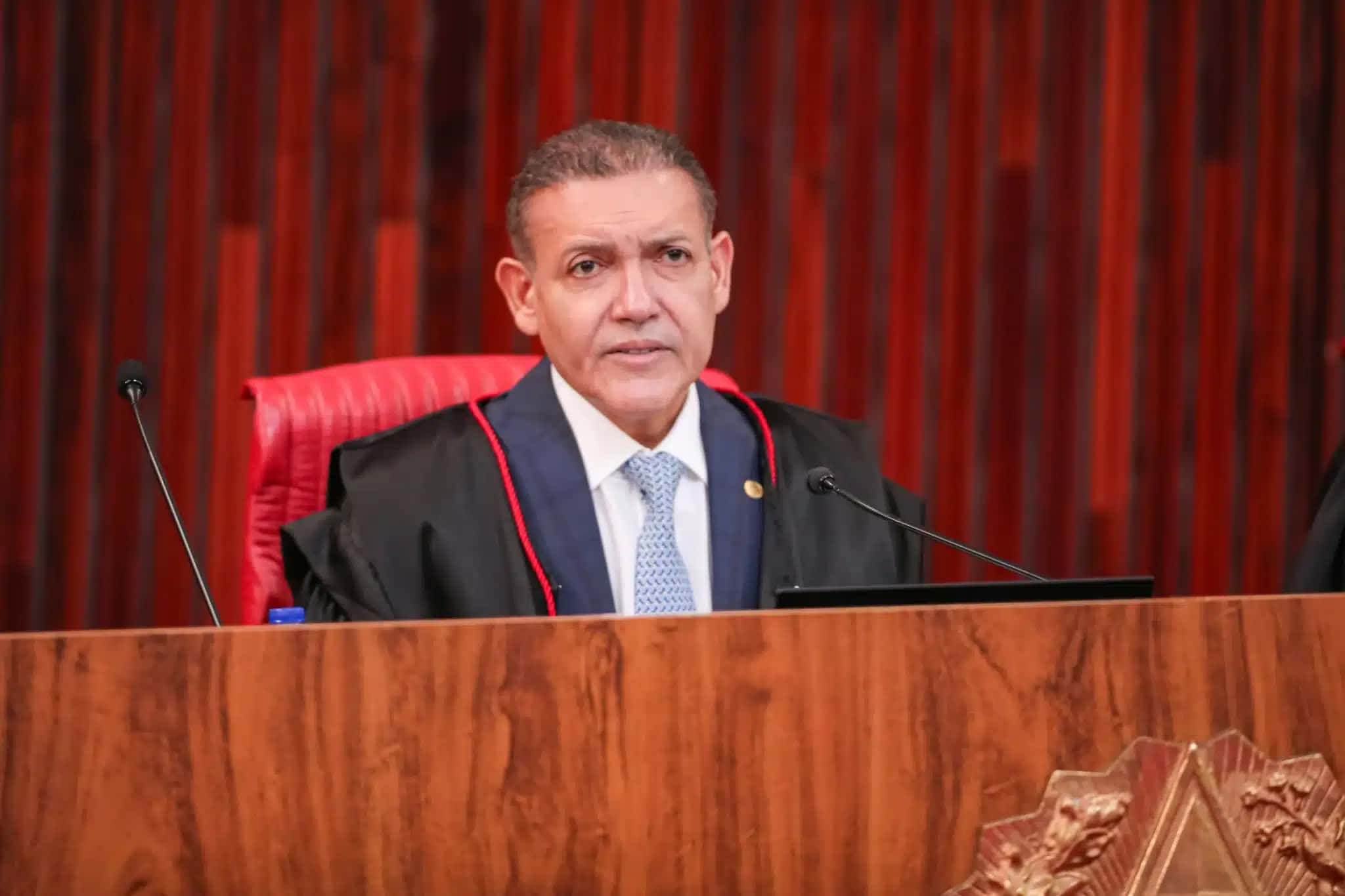 O presidente do TSE, ministro Kassio Nunes Marques.