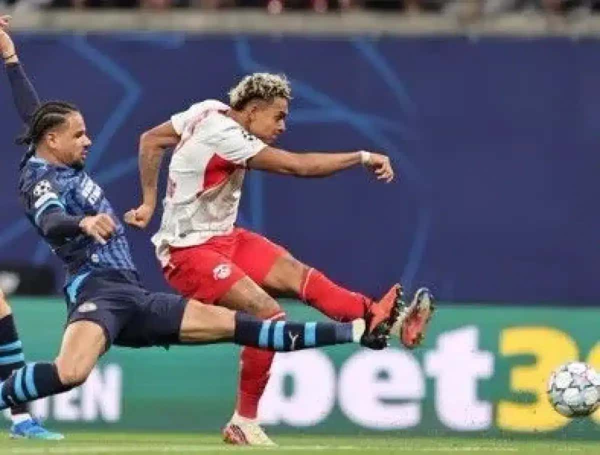 RB Leipzig bateu o PSV pela Champions League.