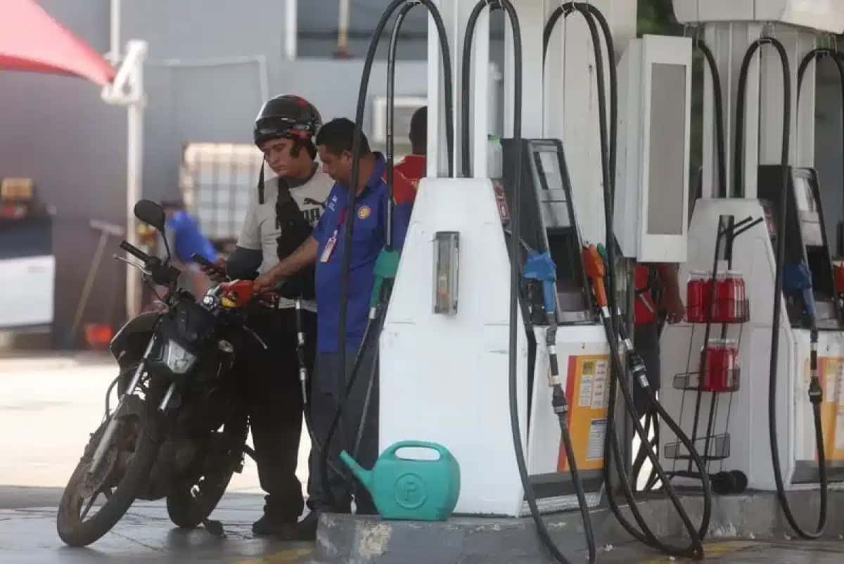 Posto de gasolina no Rio de Janeiro.