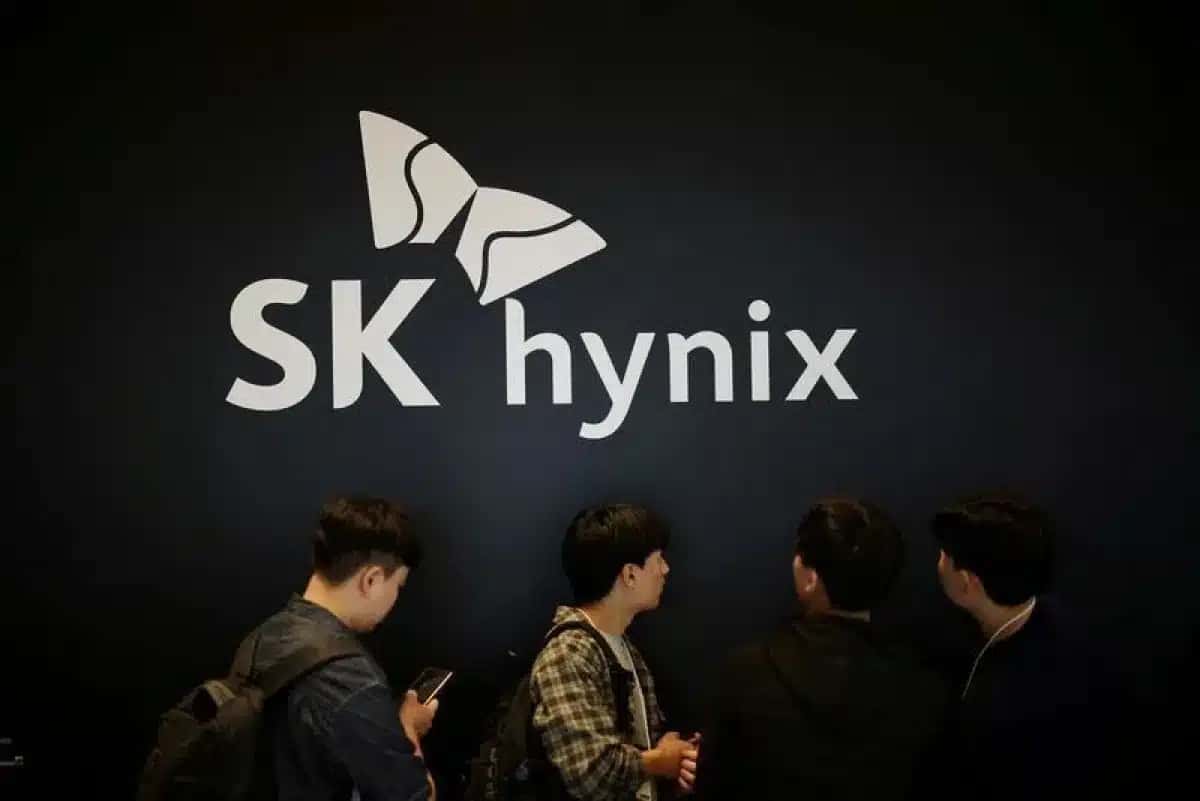 Estande da SK Hynix em exposição em Seul | Foto: Reuters