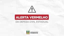 Defesa Civil do RS emite alerta vermelho para risco de inundação do Rio Jaguarão até 19 de outubro