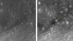 Nasa revela imagens de nova cratera na Lua causada por impacto do foguete Falcon 9