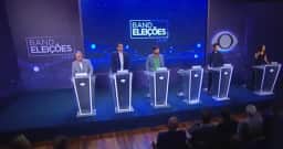 Candidatos ao governo do RJ trocam acusações sobre milícias e corrupção em debate na Band