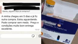 Anúncios em redes sociais promovem tirzepatida, emagrecedor ilegal, no Paraguai