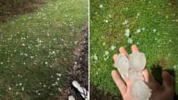 Chuvas e granizo causam estragos em SC; Grande Florianópolis tem alerta para até 200 mm
