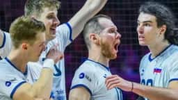 Eslovênia faz história ao vencer Japão por 3 a 1 e conquistar bronze na VNL Masculina