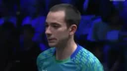 Hugo Calderano é eliminado nas quartas de final do Europe Smash após derrota para Felix Lebrun
