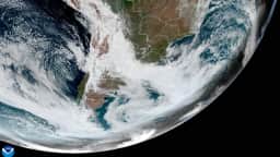 Ciclone extratropical deve atingir o Sul do Brasil com ventos de até 80 kmh na quarta-feira