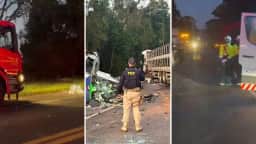 Acidente na BR 373 em Ipiranga deixa 23 mortos e cinco feridos na madrugada desta quarta-feira