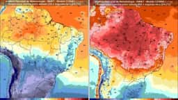 Frio no Sul e calor intenso no Norte: como fica o tempo no Brasil neste fim de semana