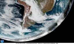 Ciclone extratropical se forma na costa do Rio Grande do Sul e Inmet emite alerta para a Região Sul